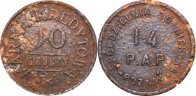 Military coins
II Republic of Poland, 10 groschen 14 regiment of artillery Posen 
 II Republic of Poland, 10 groschen 14 regiment of artillery Posen...