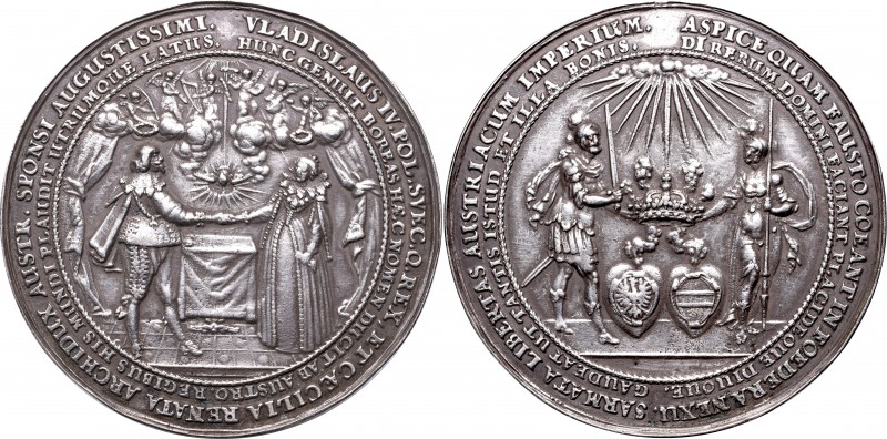 Poland until 1795
Władysław IV Waza, Medal zaślubinowy (1635) (Dadler) - późnie...