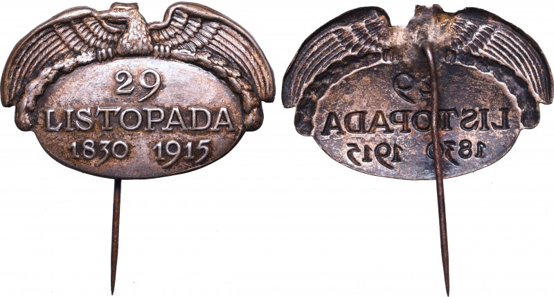 Polska do 1918
Poland, Badge 1915 
 Poland, Badge 1915 Ładny egzemplarz. Bita ...