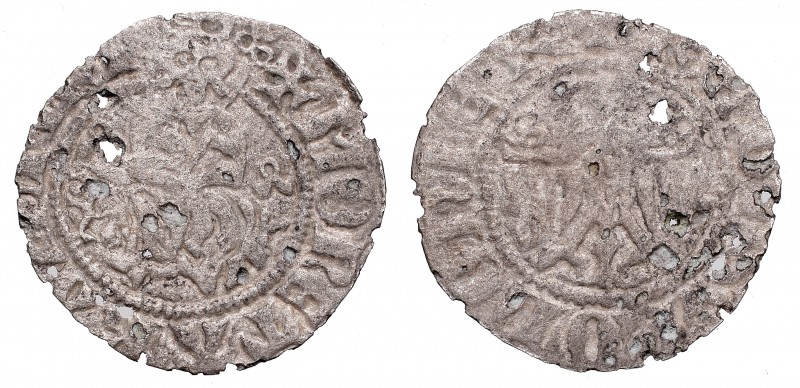 Poland Middleages
Casimir III, Halfgroat without date, Cracow R4 
 Casimir III...