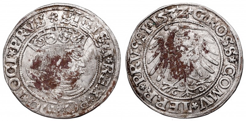 Poland 1506-1795
Sigismund I the Old, Groschen 1532, Thorn 
 Sigismund I the O...