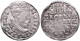 Poland 1506-1795
Sigismund III, 3 groschen 1590, Posen 
 Sigismund III, 3 groschen 1590, Posen Bardzo ładny, niedobity centralnie egzemplarz. Dobrze...