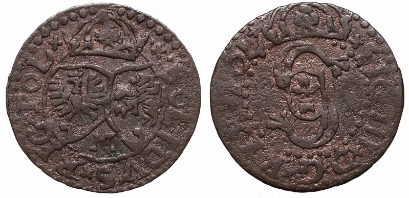 Poland 1506-1795
Sigismund III, Imitation of Marienburg schilling R7 
 Sigismu...