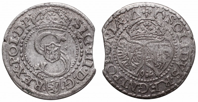 Poland 1506-1795
Sigismund III, Schilling 1592, Marienburg 
 Sigismund III, Sc...