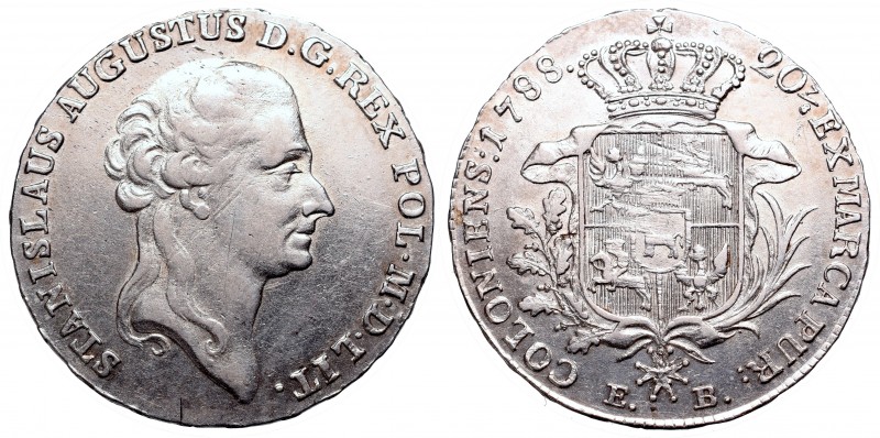 Poland 1506-1795
Stanislaus Augustus, Half-thaler 1788 
 Stanislaus Augustus, ...