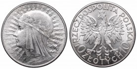 10 złotych
II Republic of Poland, 10 zloty 1932 Polonia 
 II Republic of Poland, 10 zloty 1932 Polonia Piękny egzemplarz z mocnym obustronnym połysk...