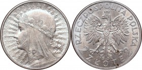 2 złote
II Republic of Poland, 2 zloty 1934 
 II Republic of Poland, 2 zloty 1934 Świetnie zachowany przykład 2-złotówki z 1934 roku. Delikatna paty...