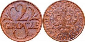 2 grosze
II Republic of Poland, 2 groschen 1935 
 II Republic of Poland, 2 groschen 1935 Atrakcyjny okołomenniczy egzemplarz.

Grade: UNC/AU 

 ...