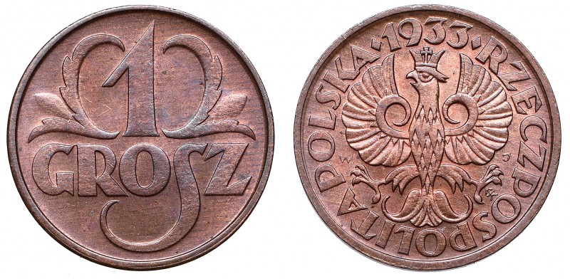 1 grosz
II Republic of Poland, 1 groschen 1933 
 II Republic of Poland, 1 gros...