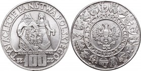 Polish People's Republic (1945-1989)
Peoples Republic of Poland, 100 zloty 1966 
 Peoples Republic of Poland, 100 zloty 1966 Perfekcyjny egzemplarz ...
