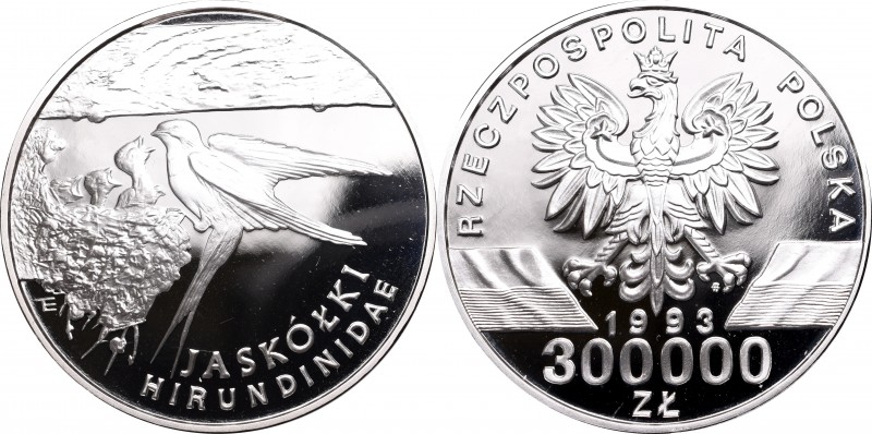 III Republic since 1989
III Republic of Poland, 300.000 zloty 1994 
 III Repub...