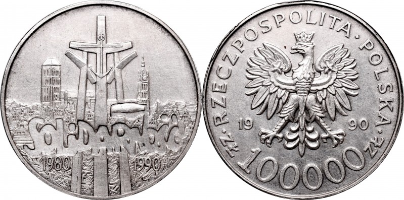 III Republic since 1989
III Republic of Poland, 100.000 zloty 1990 
 III Repub...