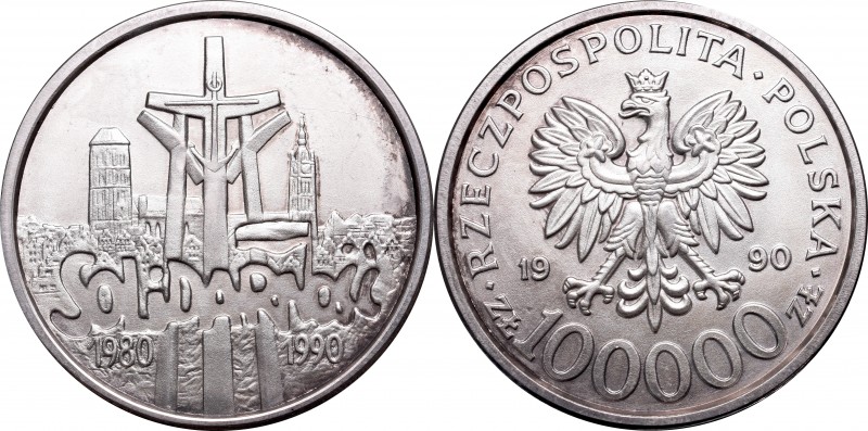 III Republic since 1989
III Republic of Poland, 100.000 zloty 1990 type b 
 II...
