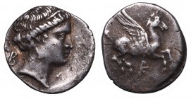 Greece
Greece, Korkyra, Hemidrachm 
 Greece, Korkyra, Hemidrachm Ładny egzemplarz. Ciekawy typologicznie. Awers: głowa Afrodyty w prawo; Rewers: Peg...