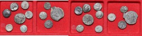 Greece
Lot of ancient coins 
 Lot of ancient coins Różne stany zachowania. Patyna, nalot. Część emisji ciekawsza. 

 ancient, antike Greece, Griec...
