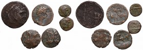 Greece
Lot of Macedonian coins 
 Lot of Macedonian coins Obiegowe egzemplarze w różnych stanach zachowania, patyna, nalot.
 

 ancient, antike Gr...