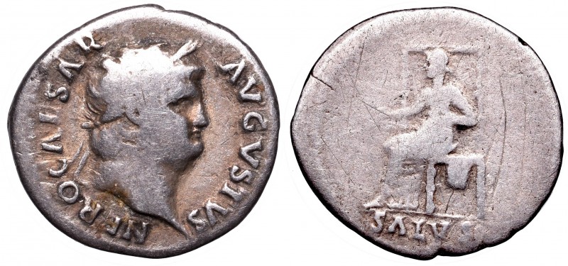 Rome
Roman Empire, Nero, Denarius 
 Roman Empire, Nero, Denarius Mocno obiegow...