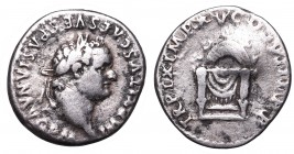 Rome
Roman Empire, Titus, Denarius 
 Roman Empire, Titus, Denarius Mocno obiegowy egzemplarz. Patyna, nalot. Awers: głowa cesarza w wieńcu laurowym,...