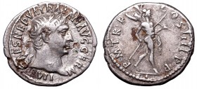 Rome
Roman Empire, Traian, Denarius 
 Roman Empire, Traian, Denarius Ładny egzemplarz. Lekkie rozwarstwienia blachy. Patyna, nalot. Awers: głowa ces...