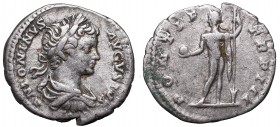 Rome
Roman Empire, Caracalla, Denarius 
 Roman Empire, Caracalla, Denarius Obiegowy egzemplarz. Patyna, nalot. Awers: popiersie cesarza w wieńcu lau...
