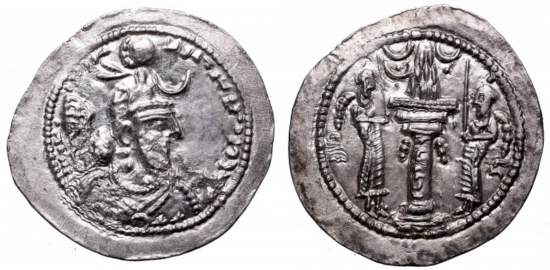 Middle ages
Sasanids, Yazdgard I, Drachm 
 Sasanids, Yazdgard I, Drachm Piękny...