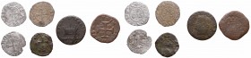 Middle ages
Italy, Lot of coins 
 Italy, Lot of coins Obiegowe egzemplarze w różnych stanach zachowania, patyna, nalot.
 

 Cредневековые монеты...