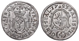Austria and Austria-Hungary
Austria, Salzburg, Bishopic of, 4 kreuzer 1723 
 Austria, Salzburg, Bishopic of, 4 kreuzer 1723 Bardzo atrakcyjny połysk...