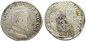 France
France, Henric II, Teston 1559, Touluse 
 France, Henric II, Teston 1559, Touluse Przyjemny w odbierze egzemplarz w delikatnej obustronnej pa...