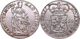 Netherlands
Netherlands, Holland, 1/4 gulden 1759 
 Netherlands, Holland, 1/4 gulden 1759 Ładny egzemplarz z dobrze zachowanym połyskiem menniczym. ...