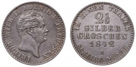 Germany
Germany, Preussen, 2-1/2 silber groschen 1842 A 
 Germany, Preussen, 2-1/2 silber groschen 1842 A Egzemplarz z dobrze zachowanym detalem i d...