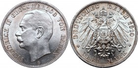 Germany
Germany, Baden, 3 mark 1910 
 Germany, Baden, 3 mark 1910 Rzadziej występująca w handlu bardzo atrakcyjna 3-markówka, minus za nieznaczne mi...