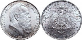 Germany
Germany, Bayern, 3 mark 1911 
 Germany, Bayern, 3 mark 1911 Wyśmienity egzemplarz. Lekkie skaleczenia na awersie. Reference: Krause KM#998
...