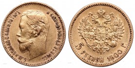Russia
Russia, Nicholas II, 5 rouble 1900 ФЗ 
 Russia, Nicholas II, 5 rouble 1900 ФЗ Ładny egzemplarz.&nbsp; 
Grade: XF+ 

 Russia, Russland