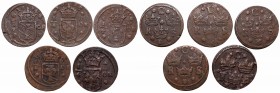 Sweden
Sweden, Cristina Vasa, Lot of 1/4 ore 1634-1641 
 Sweden, Cristina Vasa, Lot of 1/4 ore 1634-1641 Bardzo ciekawy zestaw rzadziej występująceg...