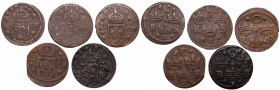 Sweden
Sweden, Cristina Vasa, Lot of 1/4 ore 1634-1642 
 Sweden, Cristina Vasa, Lot of 1/4 ore 1634-1642 Bardzo ciekawy zestaw rzadziej występująceg...