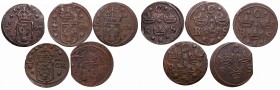 Sweden
Sweden, Cristina Vasa, Lot of 1/4 ore 1634-1644 
 Sweden, Cristina Vasa, Lot of 1/4 ore 1634-1644 Bardzo ciekawy zestaw rzadziej występująceg...