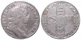 Great Britain
England, William III, 1/2 crown 169(?) 
 England, William III, 1/2 crown 169(?) Ładny egzemplarz, zwłaszcza na rewersie. Patyna, nalot...