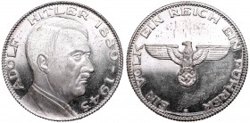 World medals
Germany, III Reich Medal 
 Germany, III Reich Medal Patyna, nalot. Średnica 35 mm, waga 16,3 g. 
Grade: Proof- 

 Medale zagraniczne...
