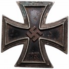Orders, Decorations, Badges, Militaria
Germany, III Reich, Iron Cross I class 
 Germany, III Reich, Iron Cross I class Wersja lekko wygięta. Ubytki ...
