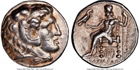 MACEDONIAN KINGDOM. Alexander III the Great (336-323 BC). AR tetradrachm (26mm, 1h). NGC XF. Posthumous issue of Babylon I, under Seleucus I Nicator, ...