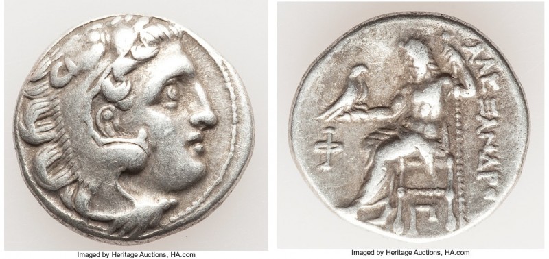 MACEDONIAN KINGDOM. Alexander III the Great (336-323 BC). AR drachm (18mm, 4.19 ...