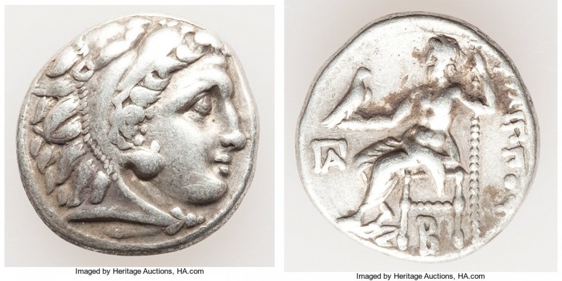 MACEDONIAN KINGDOM. Philip III Arrhidaeus (323-317 BC). AR drachm (17mm, 4.37 gm...