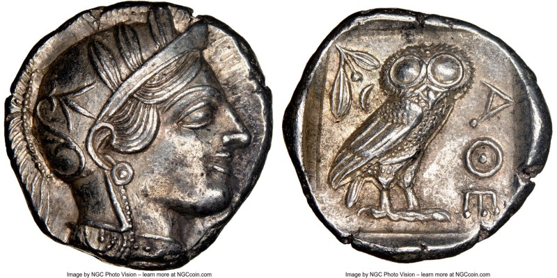 ATTICA. Athens. Ca. 440-404 BC. AR tetradrachm (25mm, 17.18 gm, 2h). NGC Choice ...