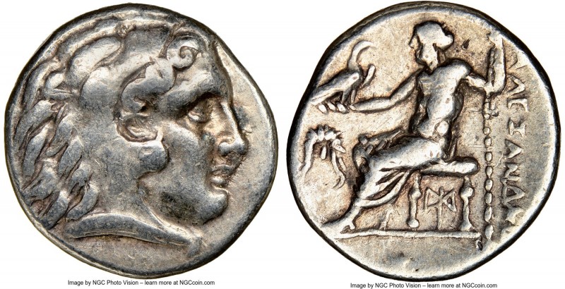 IONIA. Miletus. Ca. early 3rd century BC. AR drachm (16mm, 1h). NGC Choice Fine....