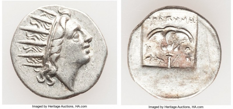 CARIAN ISLANDS. Rhodes. Ca. 88-84 BC. AR drachm (15mm, 1.91 gm, 12h). Choice VF....