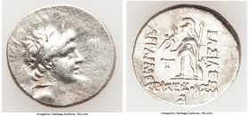 CAPPADOCIAN KINGDOM. Ariarathes V Eusebes Philopater (ca. 163-130 BC). AR drachm (18mm, 4.03 gm, 12h). VF. Eusebeia-Mazaca, dated Year 3 (161/0 BC). D...
