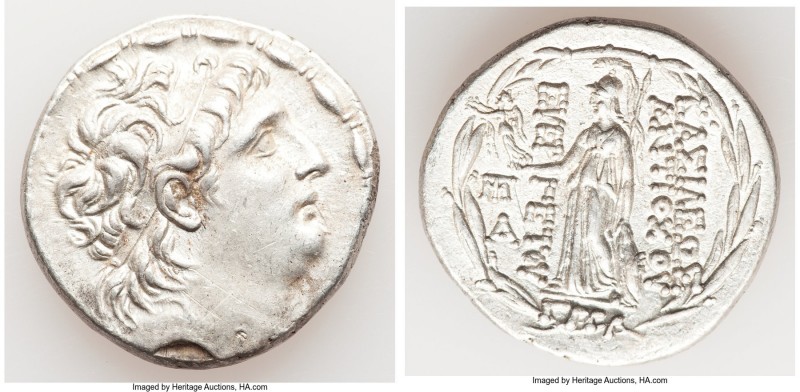 SELEUCID KINGDOM. Antiochus VII Euergetes (Sidetes) (138-129 BC). AR tetradrachm...