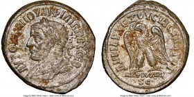 SYRIA. Antioch. Philip I (AD 244-249). BI tetradrachm (30mm, 13.45 gm, 6h). NGC Choice AU 5/5 - 4/5. AD 248. AYTOK K M IOYΛI ΦIΛIΠΠOC CЄB, laureate, c...