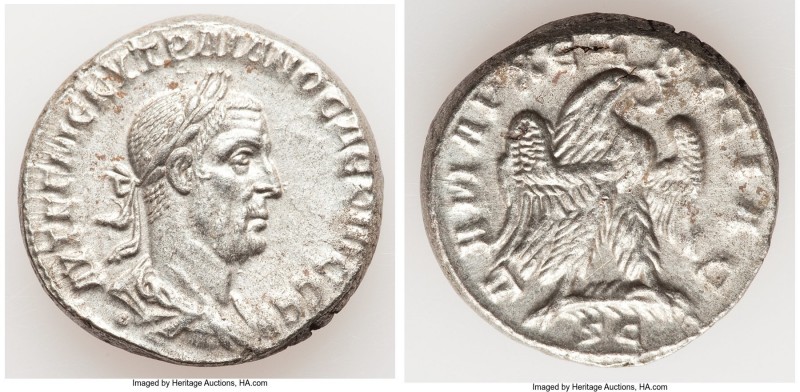 SYRIA. Antioch. Trajan Decius (AD 249-251). BI tetradrachm (25mm, 10.61 gm, 7h)....