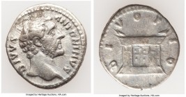 Divus Antoninus Pius (AD 138-161). AR denarius (18mm, 3.20 gm, 7h). Choice VF. Rome, AD 161. DIVVS ANTONINVS, bare head of Divus Antoninus Pius right ...
